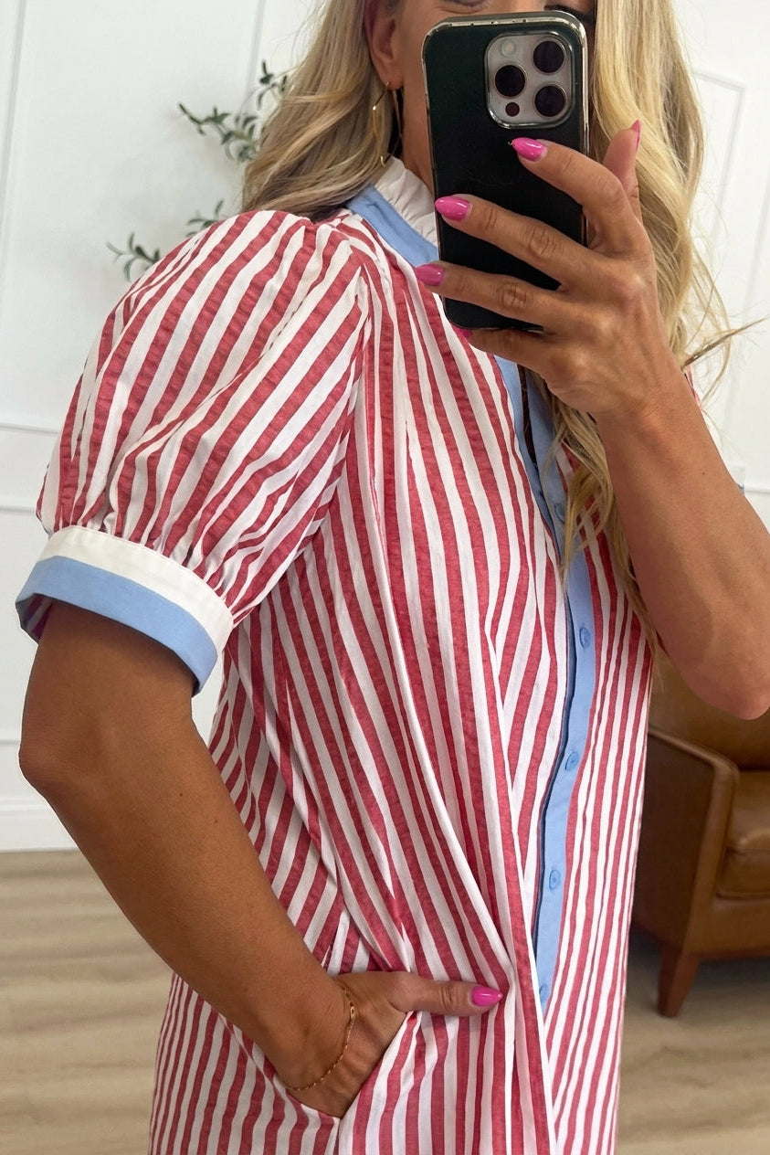 4th of July Must-Have | Patriotic Casual Mini Dress