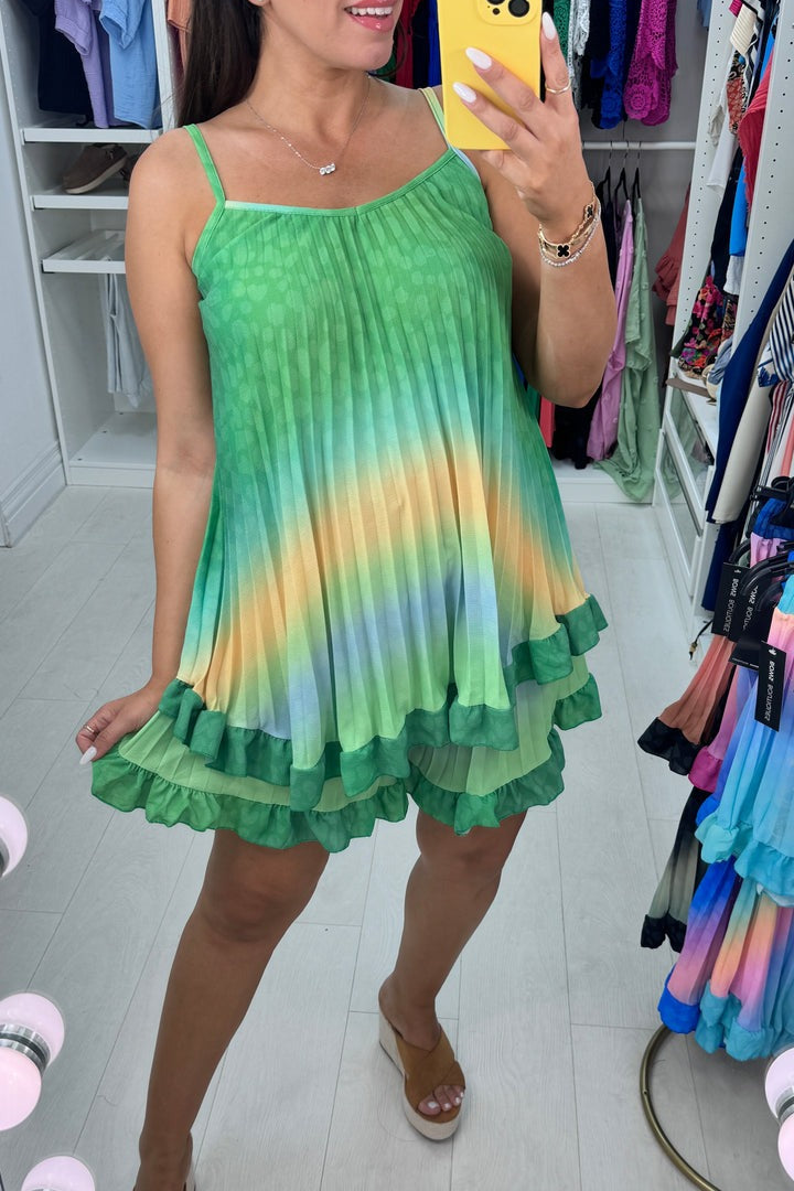 Pleated Ombre Co-Ord Set