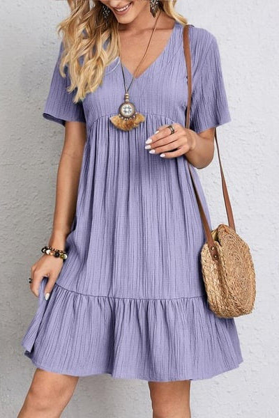 🔥Loose casual tie waist flowy dress