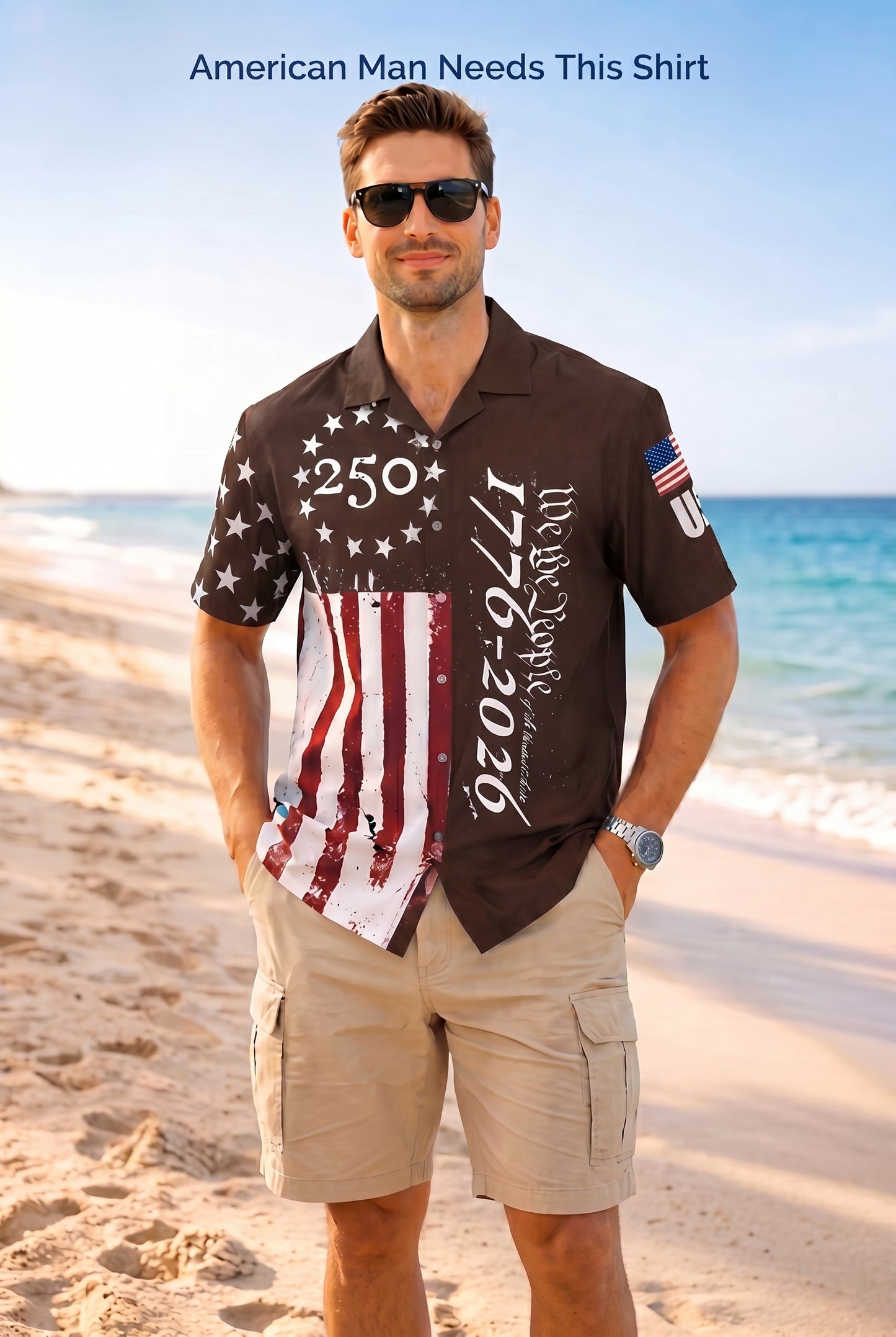 ๐บ๐ธ 250th Anniversary "We The People" Hawaiian Shirt