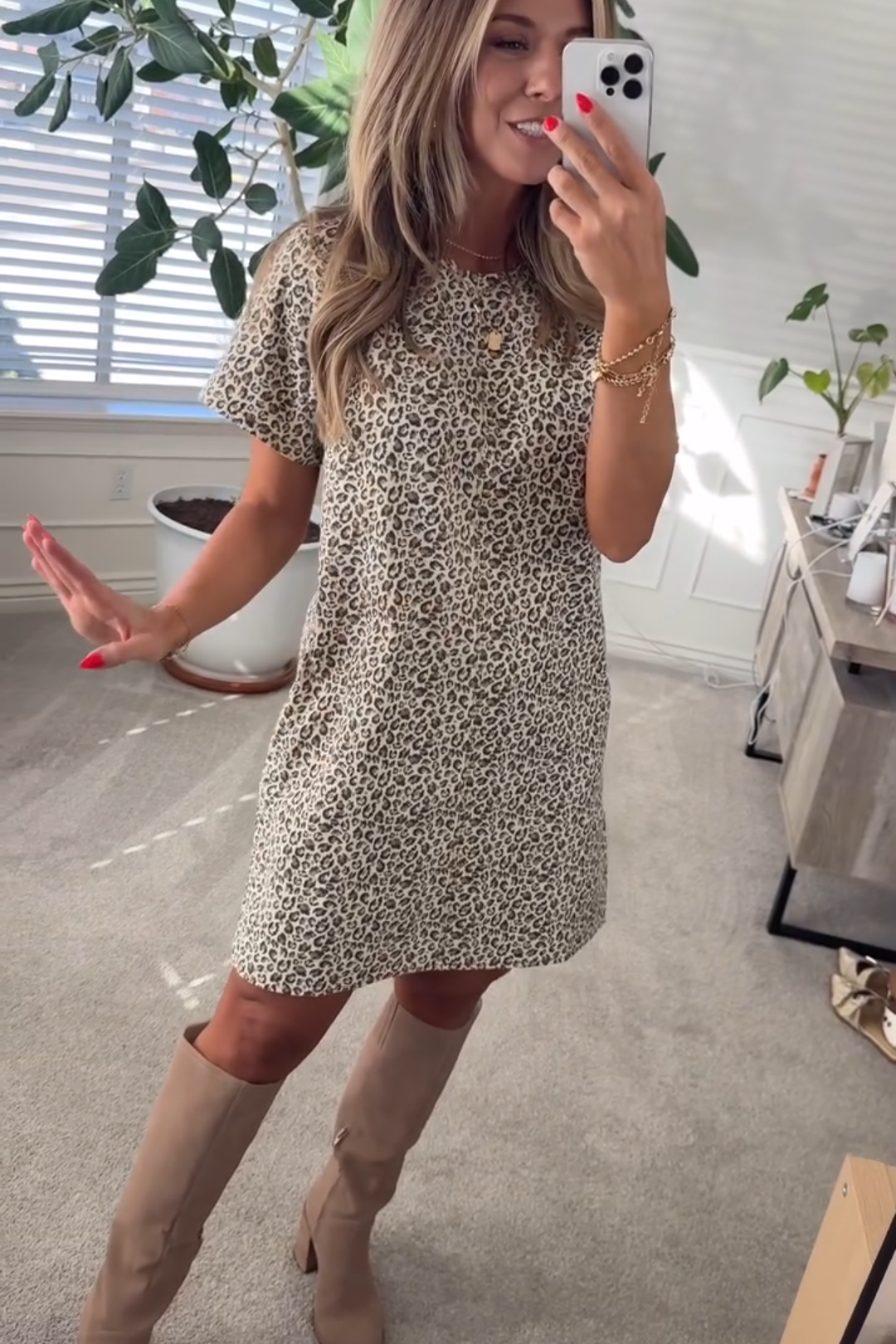 Wild Leopard Mini Dress