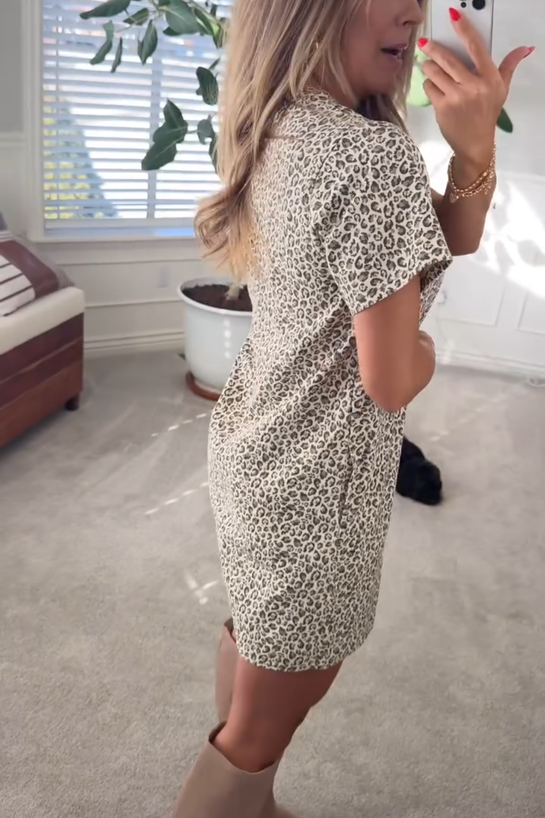 Wild Leopard Mini Dress
