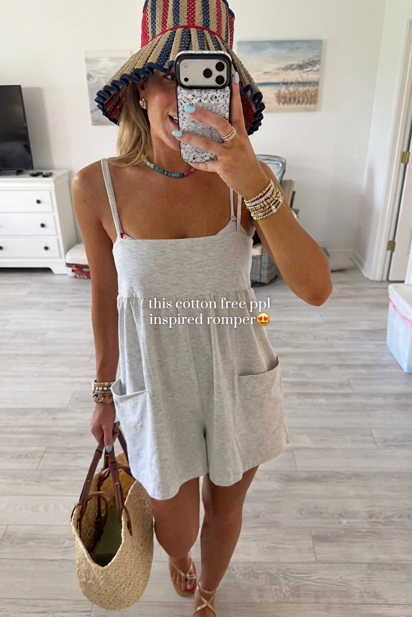 Coastal Breeze Cotton-Free Romper