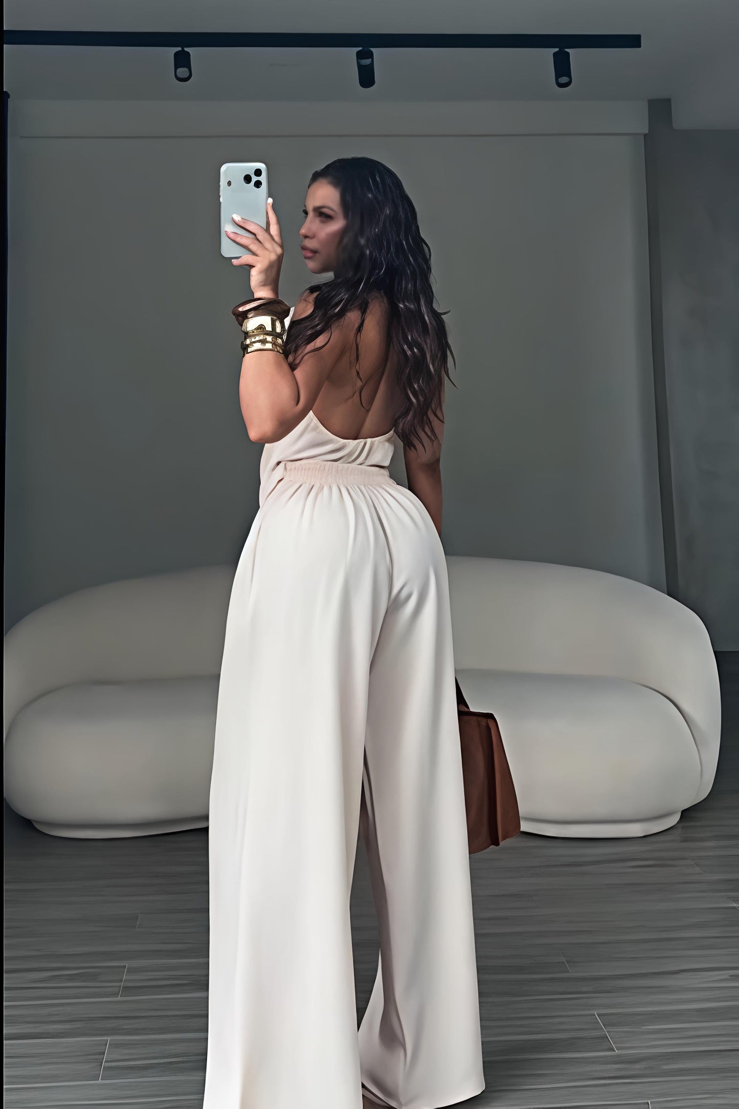 Effortless Elegance Sleeveless Top & Wide-Leg Pants Set