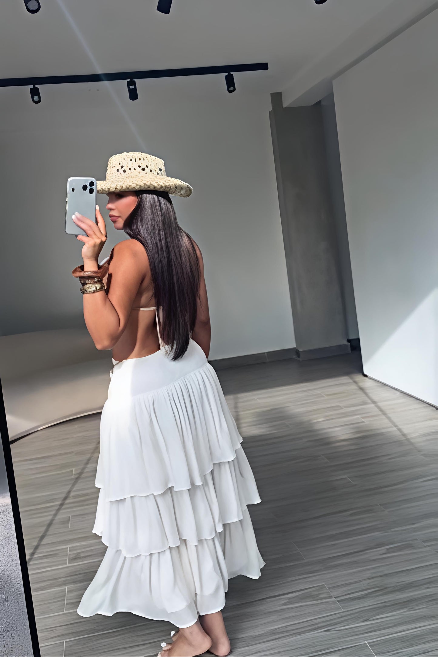 Boho Tiered Maxi Skirt