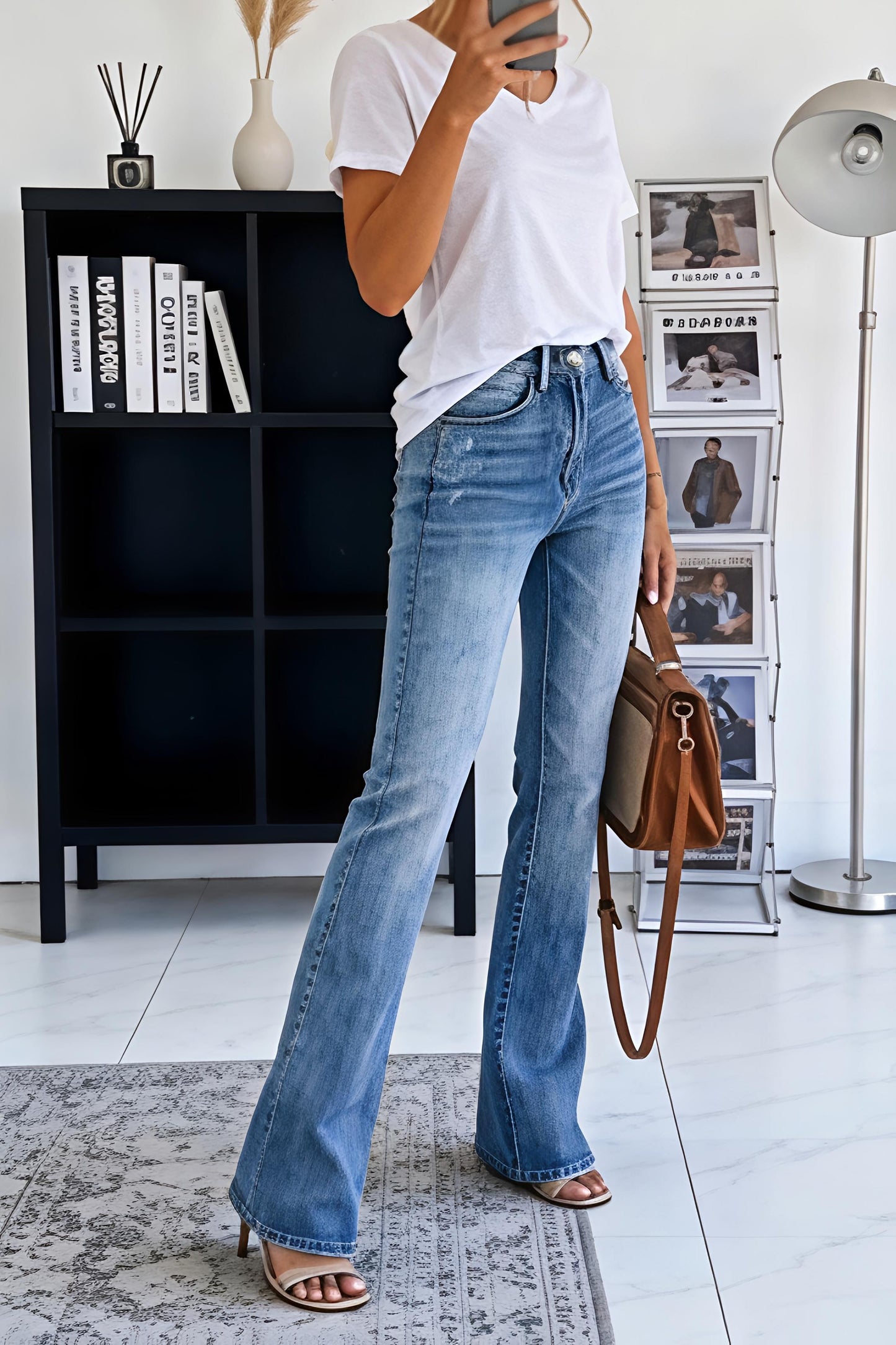 High Waist Flare Jeans – Timeless Silhouette, Everyday Comfort