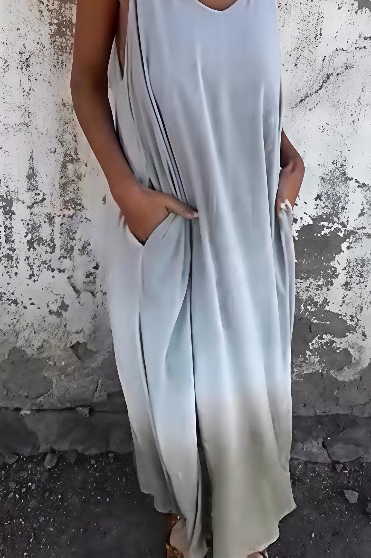 Effortless Gradient Sling Maxi Dress