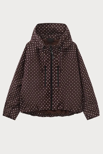 2026 Hot Sale Polka Dot Oversized Rain Jacket