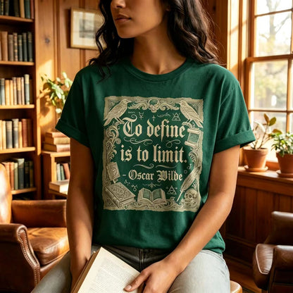 Oscar Wilde Dark Academia Graphic Tee
