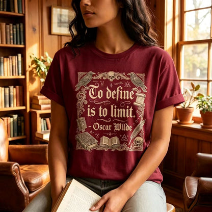 Oscar Wilde Dark Academia Graphic Tee