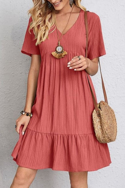 🔥Loose casual tie waist flowy dress