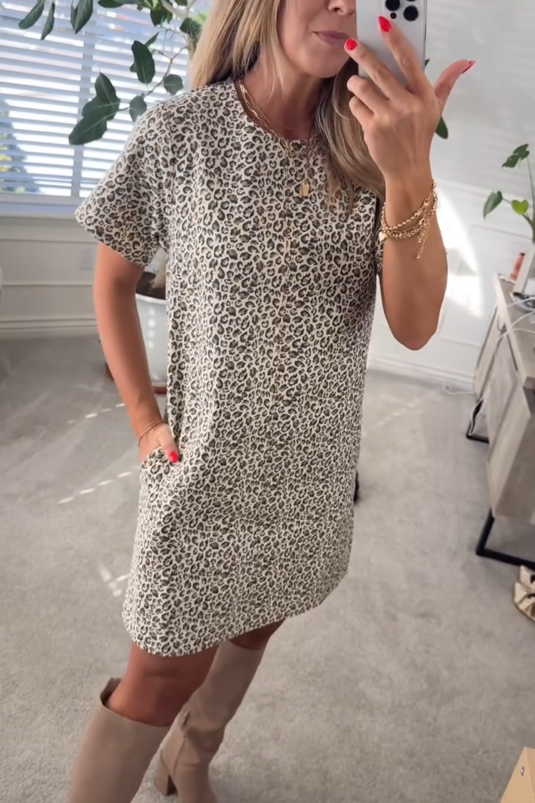 Wild Leopard Mini Dress