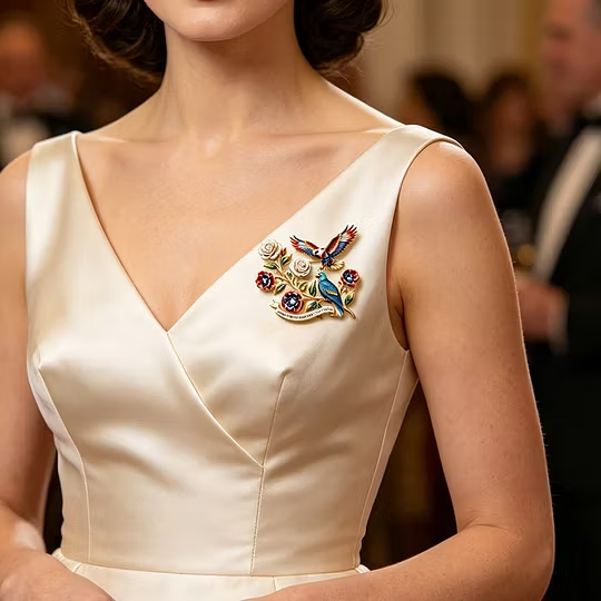 US 250th Anniversary Brooch Pin