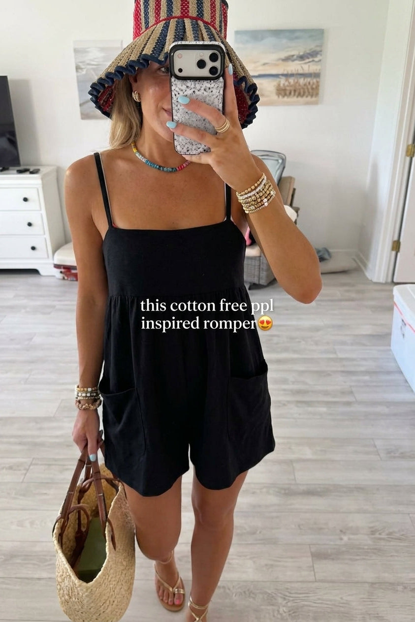 Coastal Breeze Cotton-Free Romper