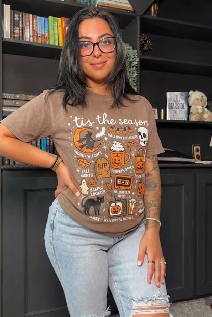 'Tis The Season Halloween Fall Graphic Tee