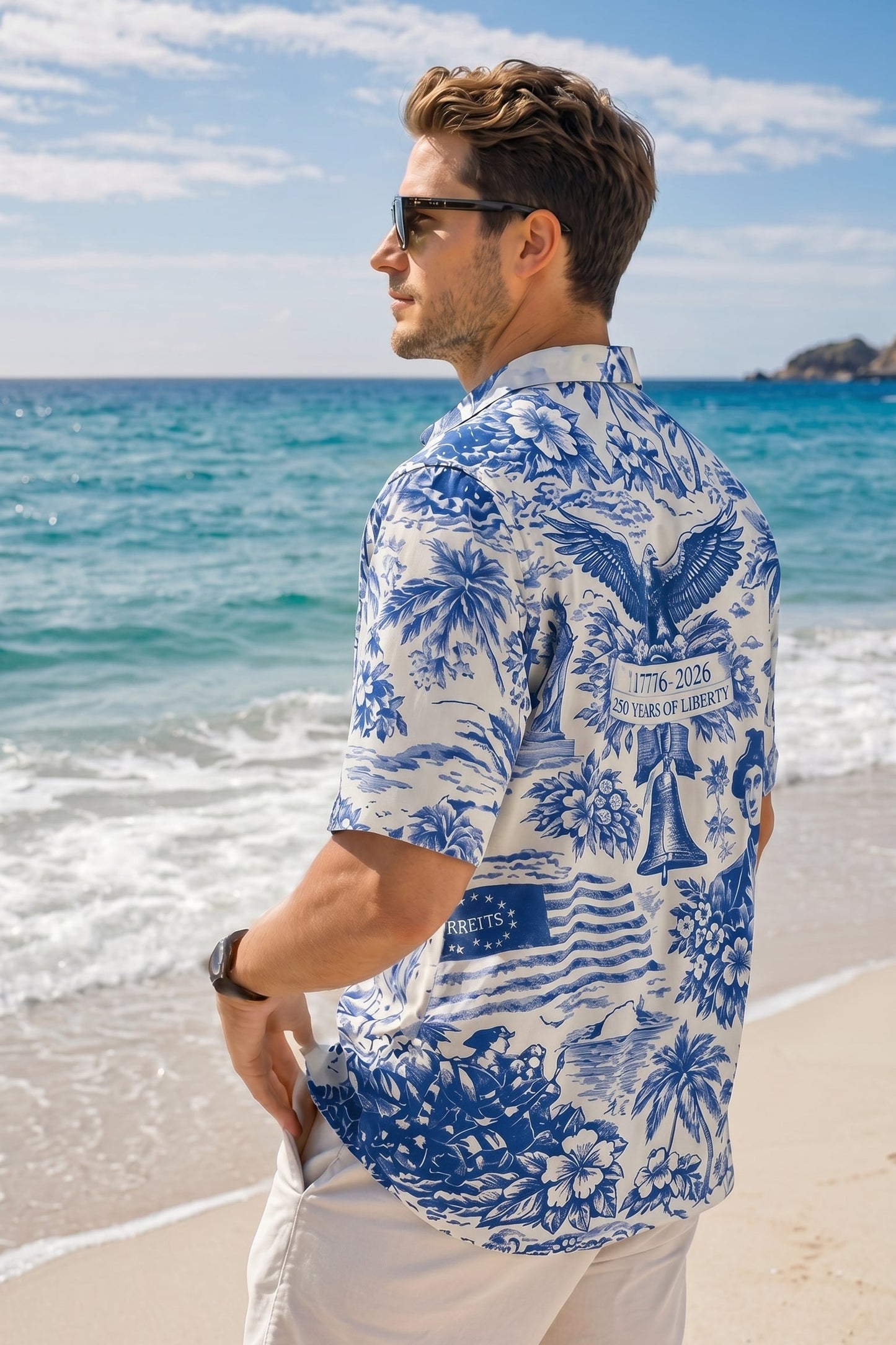 America 250th Anniversary Hawaiian Shirt