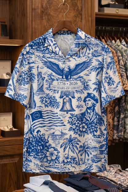 America 250th Anniversary Hawaiian Shirt